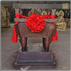 廠(chǎng)家定做銅鼎雕塑擺件